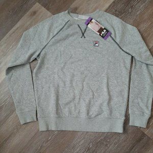 NWT FILA Ladies' French Terry Gray Crewneck XS